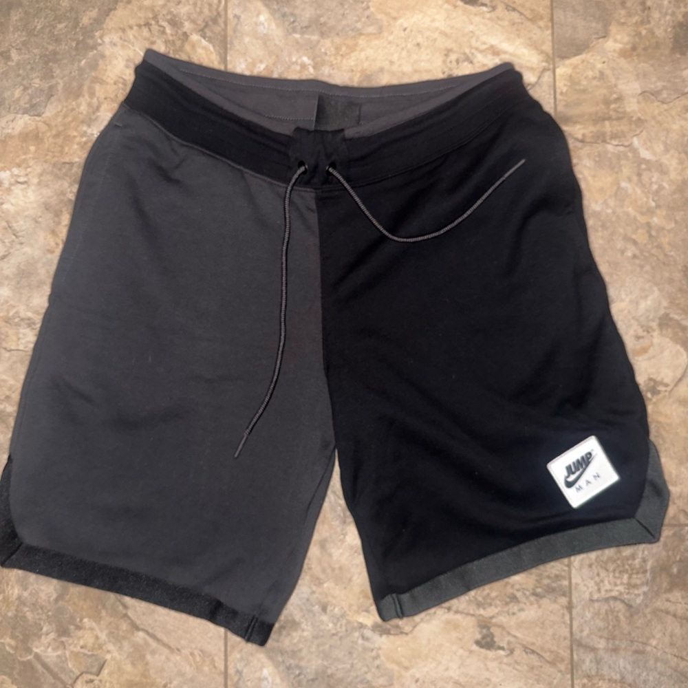 Nike Jordan Jumpman Classics French Terry Shorts Black/Dark Smoke Men's XS BNWT